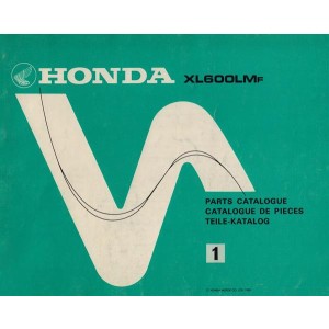 Honda XL600LMF Teilekatalog