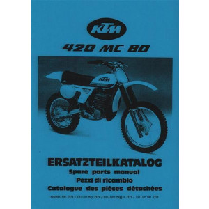 KTM Motorfahrzeugbau 420 MC 80, Ersatzteilkatalog