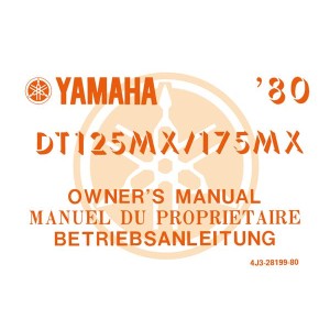 Yamaha DT125MX und DT175MX Betriebsanleitung