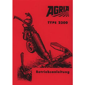 Agria 2300 Betriebsanleitung