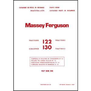 Massey-Ferguson 122 und 130 Ersatzteil-Liste