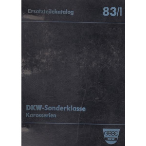 DKW Sonderklasse, Karosserien, Ersatzteilkatalog 83/1