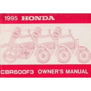 Honda CBR600 F3 Owners Manual