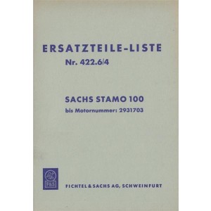 Sachs Stamo 100 Ersatzteile-Liste