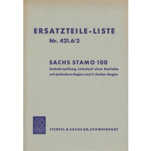 Sachs Stamo 100 Ersatzteile-Liste