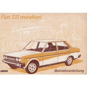 Fiat 131 Mirafiori Betriebsanleitung