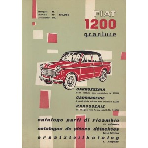Fiat 1200 Granlure Karosserie Ersatzteilkatalog