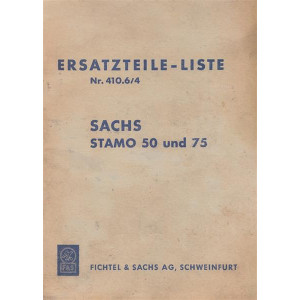 Sachs Stamo 50 und 75 Ersatzteile-Liste