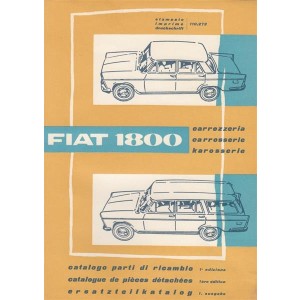 Fiat 1800 Berlina und Familiare Karosserie Ersatzteilkatalog