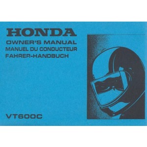 Honda VT600C Fahrerhandbuch