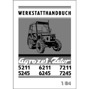 Zetor 5211, 6211, 7211, 5245, 6245, 7245 Werkstatthandbuch