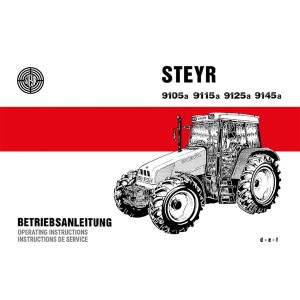 Steyr 9105a 9115a 9125a 9145a Traktor Betriebsanleitung
