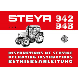 Steyr 942 und 948 Traktor Betriebsanleitung