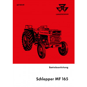 Massey-Ferguson MF165 Betriebsanleitung