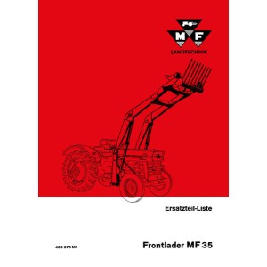 Massey-Ferguson MF 35 Frontlader Ersatzteilkatalog