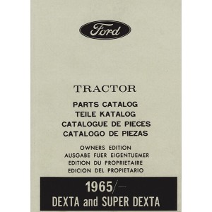 Ford Dexta und Super Dexta Ersatzteilkatalog
