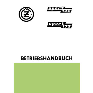 CZ 125 Sport  und 175 Sport Betriebshandbuch