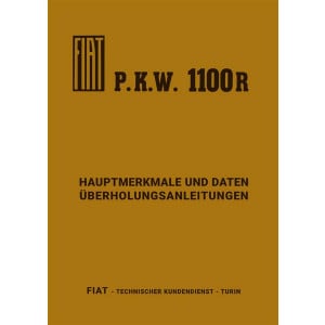 Fiat 1100 R Hauptmerkmale und Daten