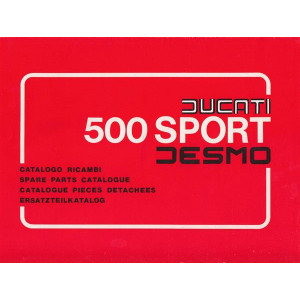 Ducati 500 Sport Desmo Fahrgestell Ersatzteilkatalog