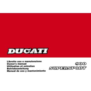 Ducati 900 Supersport Betriebsanleitung