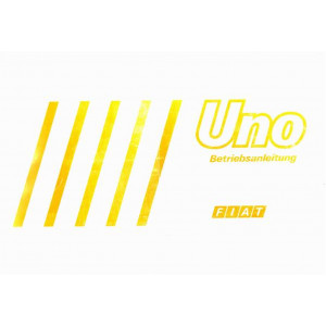 Fiat Uno Betriebsanleitung