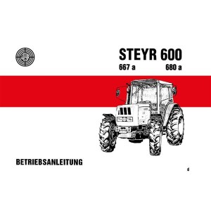 Steyr 600 667a 680a Traktor Betriebsanleitung
