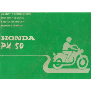 Honda PX50 Fahrerhandbuch