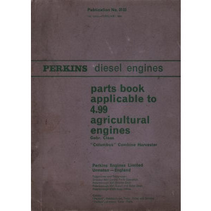 Perkins 4.99 4-Zylinder Diesel-Motor, Ersatzteilkatalog