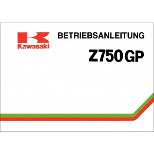 Kawasaki Z750GP Betriebsanleitung