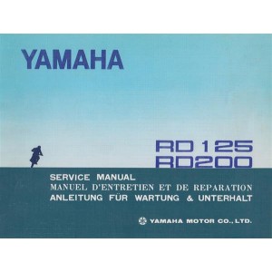 Yamaha RD125 und RD 200 Reparaturanleitung