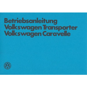 VW Transporter, Caravelle, Betriebsanleitung