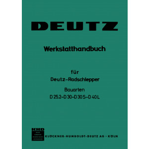 Deutz Radschlepper Reparaturanleitung