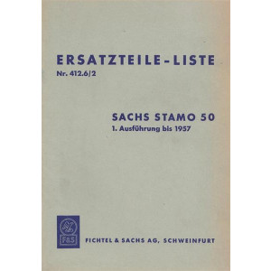 Sachs Stamo 50, 1. Ausführung bis 1957 Ersatzteile-Liste