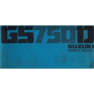 Suzuki GS750D Owner's Manual