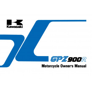Kawasaki GPZ900R Owner's Manual