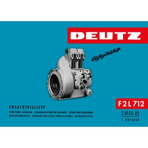 Deutz F2L 712 Motor Bilder-Ersatzteilkatalog