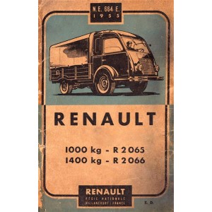 Renault R2065 und R2066 Lieferwagen Betriebsanleitung