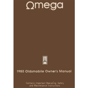 Oldsmobile Omega Owner's Manual