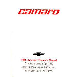 Chevrolet Camaro Owner's Manual