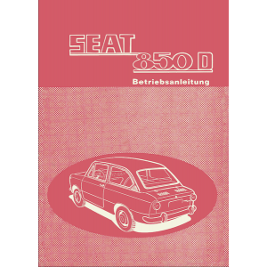 Seat 850D Betriebsanleitung