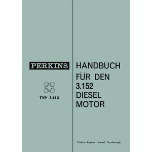 Perkins 3.152 Diesel Motor Betriebsanleitung