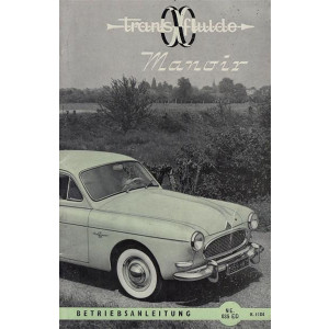 Renault Manoir Betriebsanleitung