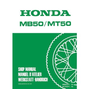 Honda MB50 MT50 Werkstatthandbuch