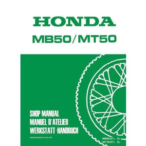 Honda MB50 MT50 Werkstatthandbuch