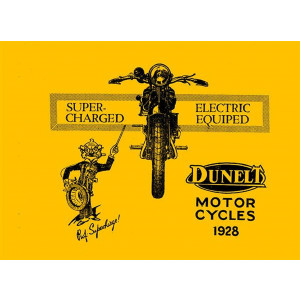 Dunelt Motorcycles 1928 Prospekt