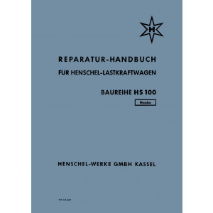 Henschel HS 100, (Hauben-LKW), Reparatur-Handbuch