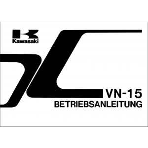 Kawasaki VN 1500 Betriebsanleitung