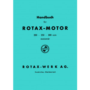 Rotax Stationärmotor 200, 250, 300 ccm, Handbuch