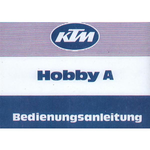 KTM Motorfahrzeugbau Hobby A, Betriebsanleitung