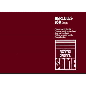 Same Hercules 160 Export Ersatzteilkatalog